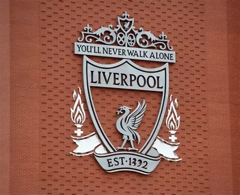 Watch As Liverpool Fc Crest On Main Stand Is Completed North Wales Live