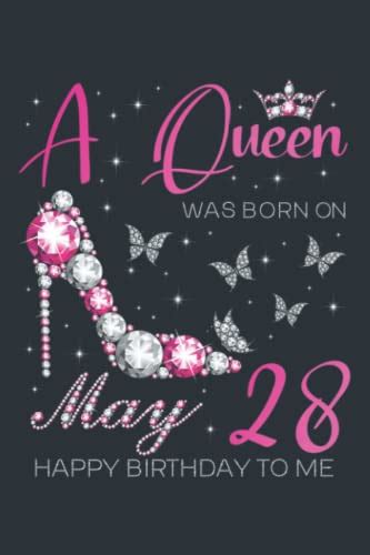 A Was Born on May 28, 28th May Birthday Meme: Notebook Planner - 6 x 9 ...