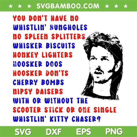 Funny 4th Of July Joe Dirt Svg Png