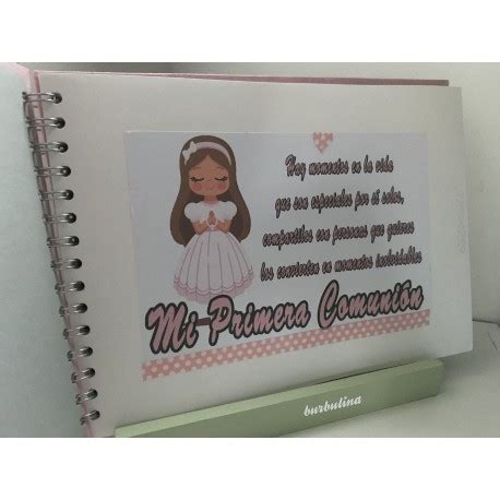 Libro firmas comunión personalizado