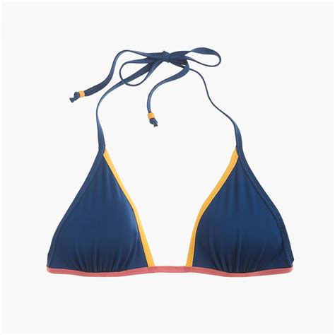 J Crew Miami String Bikini Top 26 50 Retro Summer Summer Swim