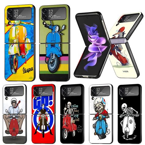 Vespa Scooter Motorcycle Hard PC Back Phone Case For Samsung Galaxy