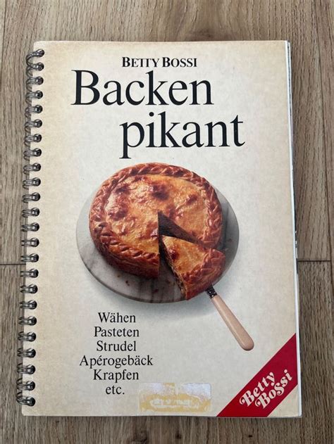 Betty Bossi Backen Pikant 1 Auflage 1989 Kaufen Auf Ricardo