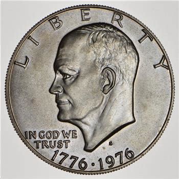 Silver - SPECIALLY MINTED - S Mint Mark - 1976-S - 40% Eisenhower ...