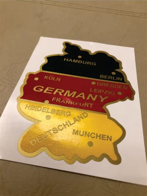 Eurodecals German Map Sticker Euro Stickers Big Lazada PH