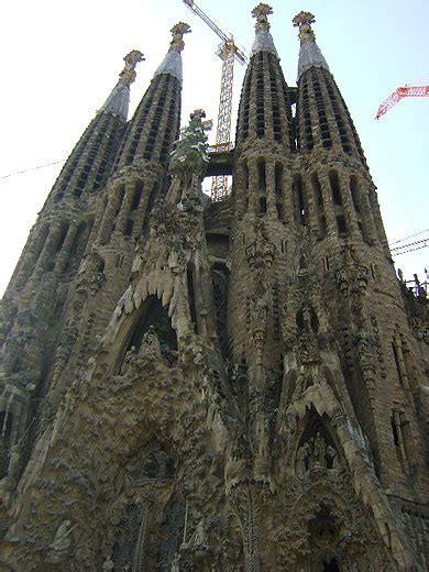 Fa Ade De La Nativit Eglise Sagrada Fam Lia Eixample Et