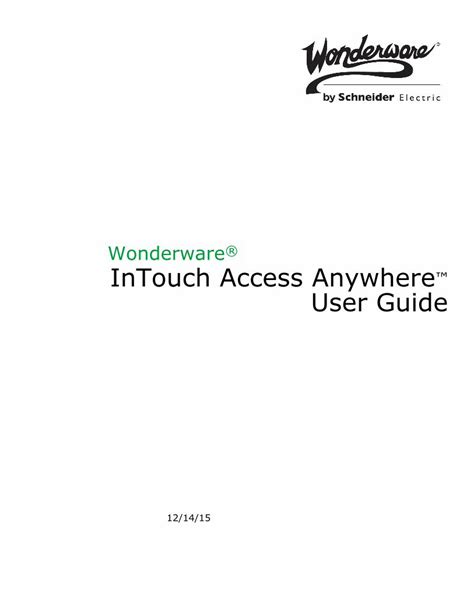 Pdf Wonderware Intouch Access Anywhere User Guide Dokumen Tips