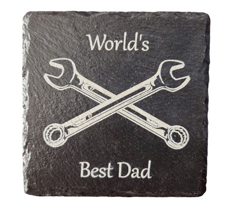 Worlds Best Dad Coaster Fathers Day T T For Dad Coasters