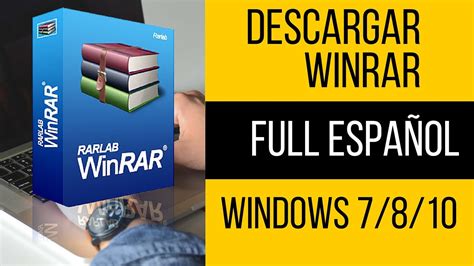 Como Descargar WinRAR 2016 GRATIS COMPLETO FULL 32 Y 64 Bits Para