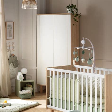 Sol Ne Armoire Portes Blanc Sauthon Baby S Sweet Home Armoires