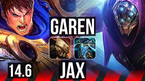 Garen Vs Jax Top Legendary Euw Master Youtube