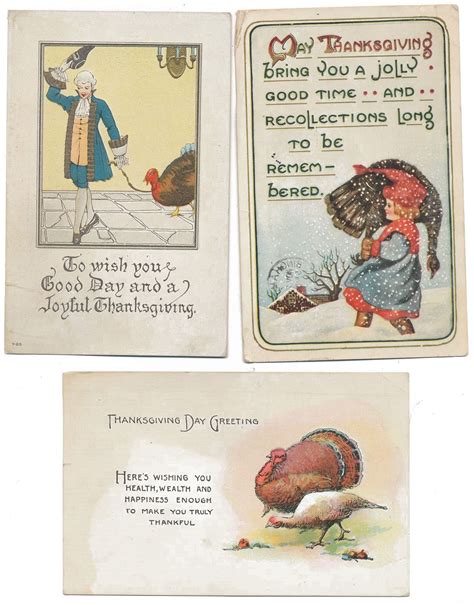 Pin on Vintage Thanksgiving Postcards