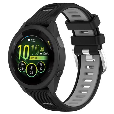 Pulseira 18mm Classica 265S Para Garmin Forerunner 265S 42mm