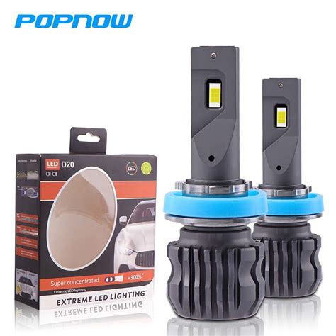 Fanless Mini LED Headlight Bulb 360 Degree Lighting Car Headlights