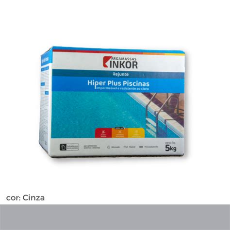 Rejunte Para Area Molhada - Rejunte Para Piscinas e áreas molhadas cor Cinza 5Kg - Inkor | Shopee ...