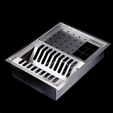 Canal Organizador Calha Inox Quadrada A O Inox