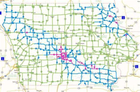 Iowa 511 Road Conditions Map - Canyon South Rim Map