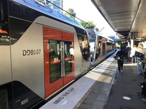 New train at Epping station : sydney