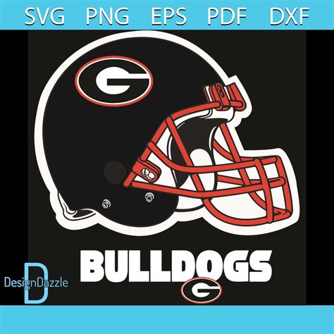 Logo Georgia Bulldogs Helmet Svg, Sport Svg, Helmet Svg, Geo - Inspire ...