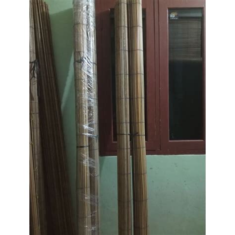 Jual Tirai Kerai Bambu Outdoor Pliture Vernis Size X Full Cu