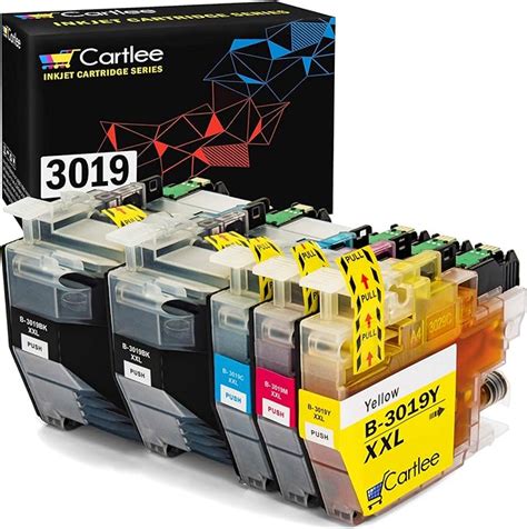 Cartlee Cartuchos De Tinta Compatibles Con Brother Lc Xxl Super