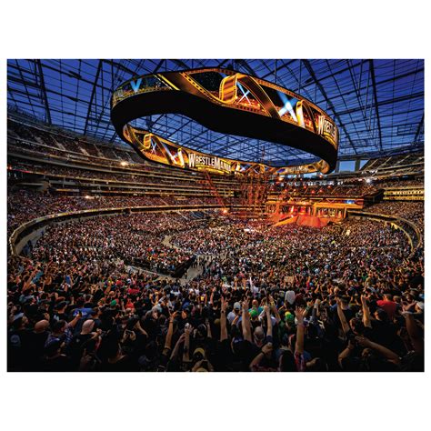 Wrestlemania Hollywood - Peel & Stick Poster - Official WWE - Reusable