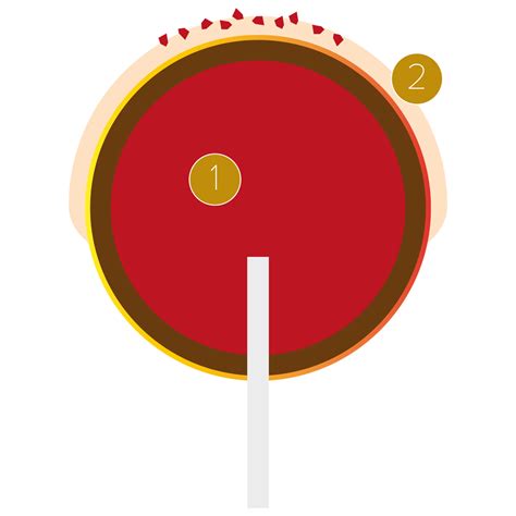 White chocolate strawberry lolly | Satro Quality Drinks