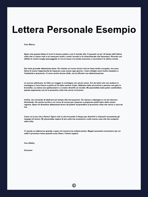 Presentazione Personale Esempio