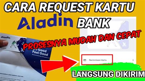 CARA REQUEST KARTU DEBIT ALADIN DIGITAL Aplikasi Aladin Bank Syariah