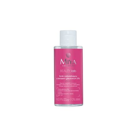 MIYA BEAUTY LAB TONIK ROZŚWIETLAJĄCY Z KWASEM GLIKOLOWYM 5 150ML