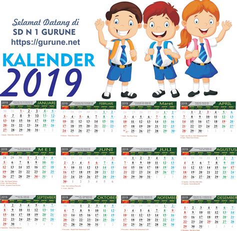 cara buat kalender di excel 1
