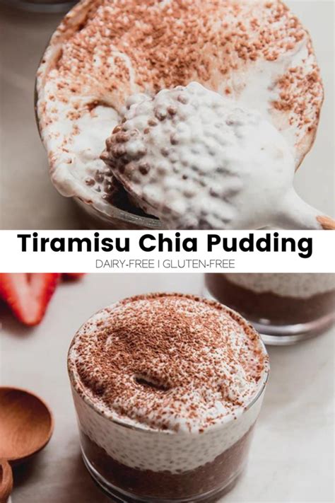 Tiramisu Chia Pudding Dairy Free Unbound Wellness