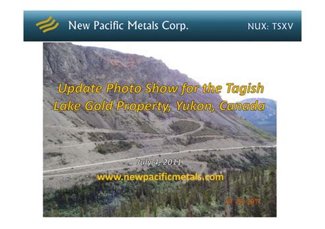 New Pacific Metals Corporate Presentation