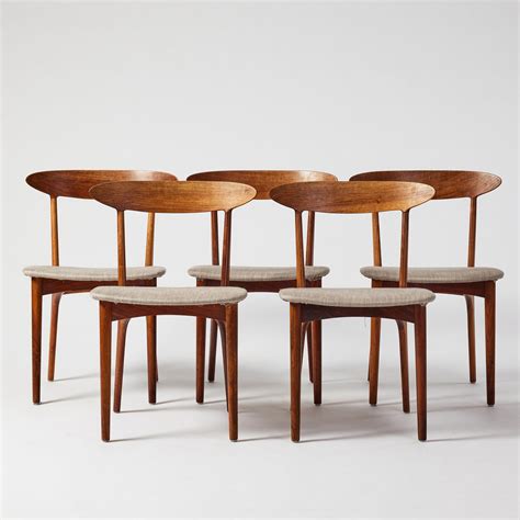 KURT ØSTERVIG Skagen stolar sex stycken Brande Møbelindustri Danmark