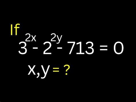 Math Olympiad Problems X Y Solve Very Fast With This New