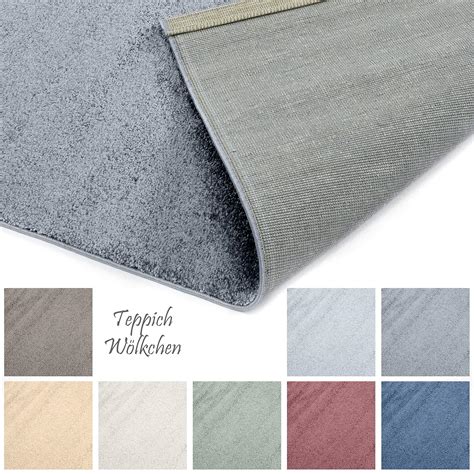 Amazon De Designer Teppich Pastell Kollektion Flauschige Flachflor