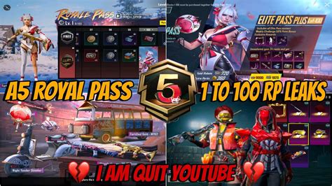 A5 ROYAL PASS 1 TO 100 RP LEAKS FREE UPGRADE PAN SKIN FREE M762