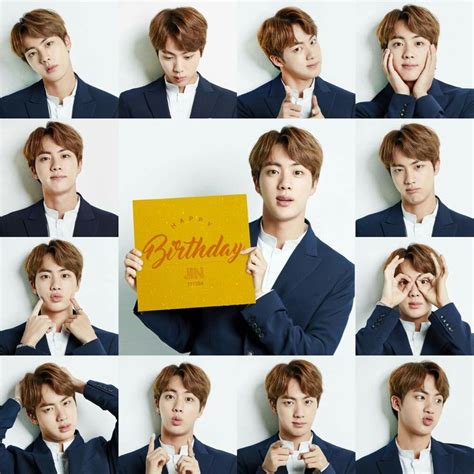 Pin By Swayi On Bts Birthdays Bts Jin Worldwide Handsome Bts Birthdays