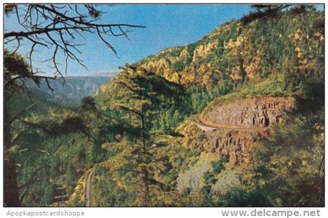 Arizona Oak Creek Canyon The Switchbacks United States Arizona Other Postcard Hippostcard