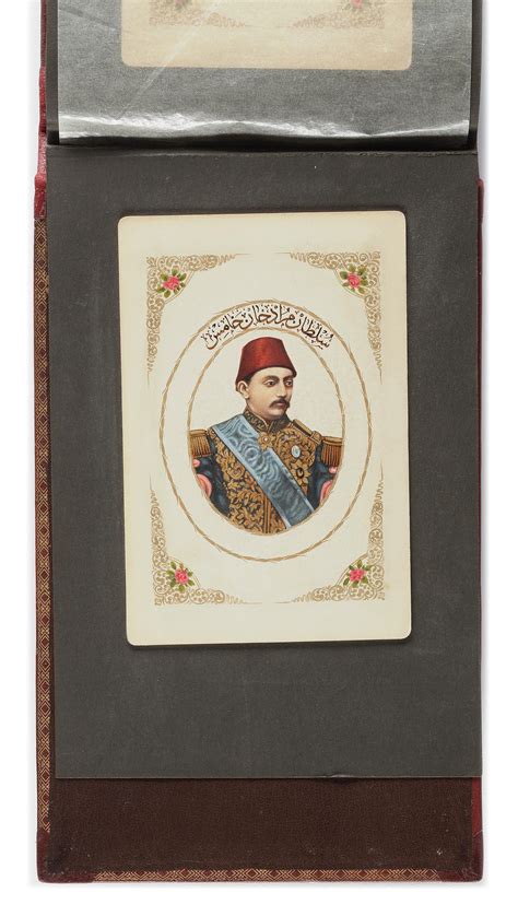 Bid Now AN ALBUM OF TWENTY NINE WATERCOLOR PORTRAITS OF THE OTTOMAN