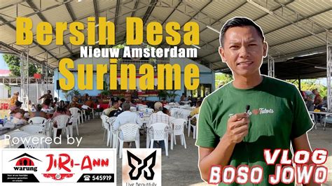 Tradisi Bersih Desa Suriname Nieuw Amsterdam 2022 YouTube