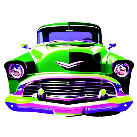 Hovt Rod 57 Chevy Graphic · Creative Fabrica