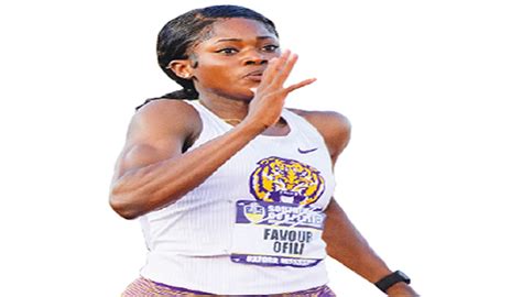 ofili sets  record   meet