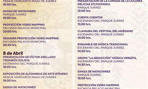 Invita Huamantla A Disfrutar Programa Cultural De Semana Santa