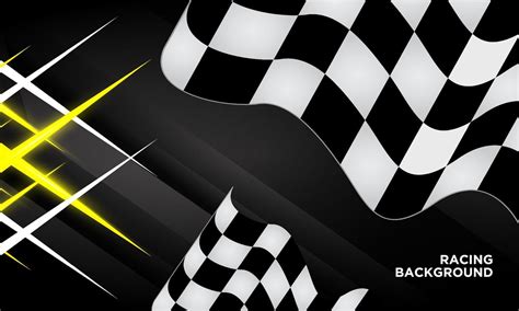 Flat design racing background. Trendy racing background design vector ...