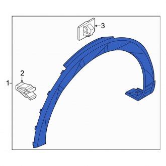 Genesis Gv Replacement Fender Moldings Trim Carid