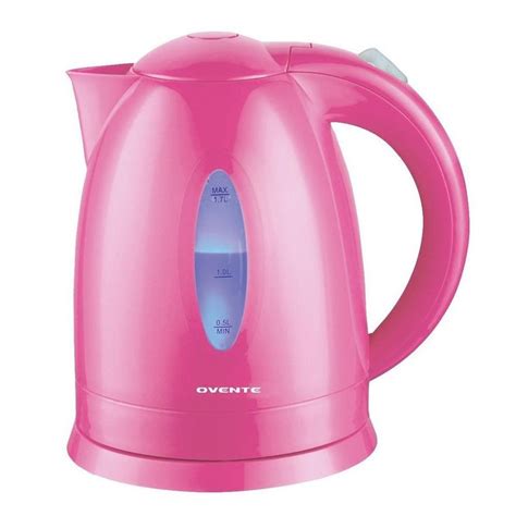 Ovente Cup Bpa Free Plastic Pink Electric Kettle Kp P The Home