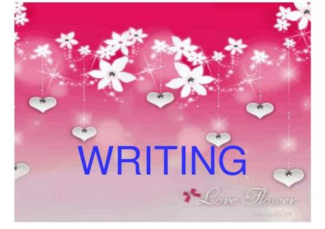 WRITING | PPT