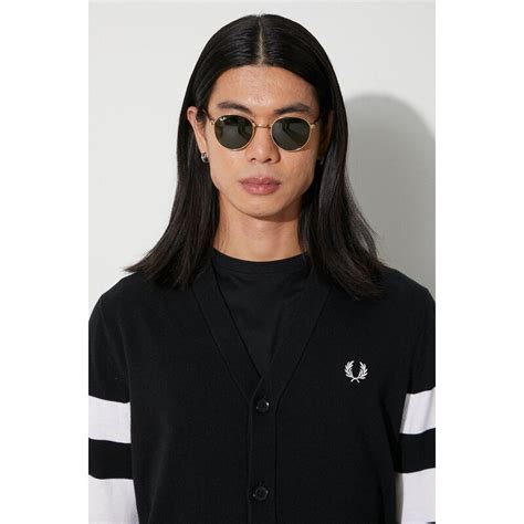 Вълнена жилетка Fred Perry в черно K5534.102 - GLAMI.bg