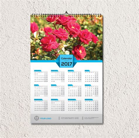 single page calendar template  templatemonster